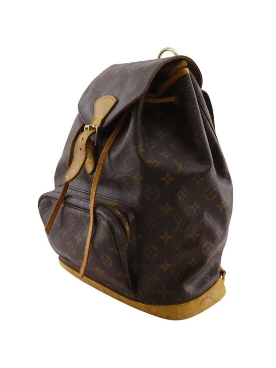 Louis Vuitton Montsouris GM Monogram Canvas Brown Backpack main image 14